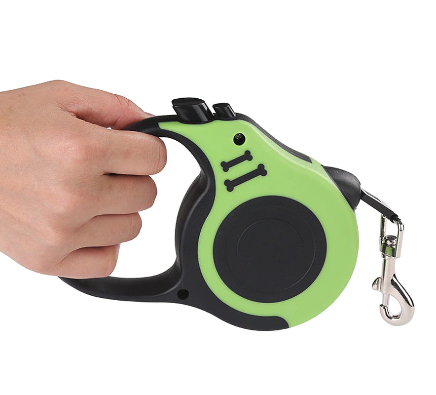 16.5FT Automatic Retractable Dog Leash Pet Collar Automatic Walking Lead Free US