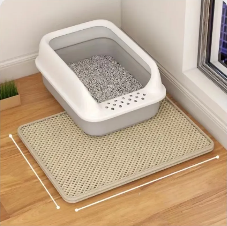 Double-Layer Cat Litter Mat
