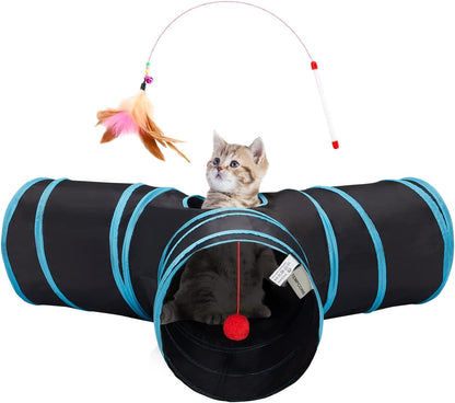 Pet Tunnel Tube Cat Toys, Cat Tunnels for Indoor Cats