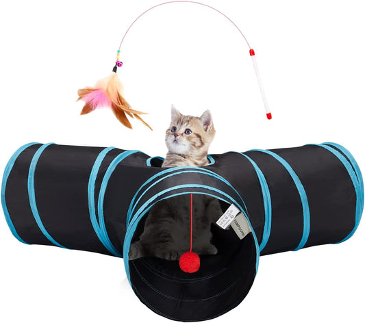 Pet Tunnel Tube Cat Toys, Cat Tunnels for Indoor Cats