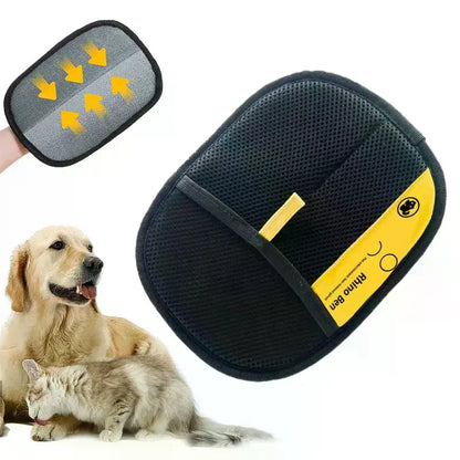 Upgraded Electrostatic Pet Hair Removal Glove for Cats and Dogs - Reusable Fur Remover for Furniture and Home Use