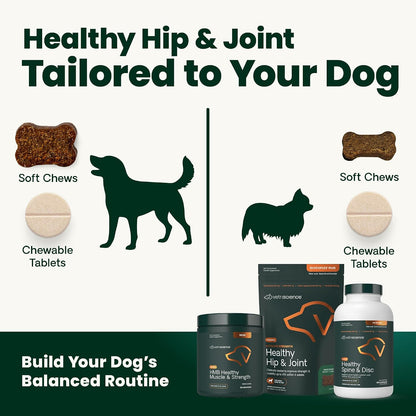 Ultimate Strength Healthy Hip & Joint for Dogs, 120 Tablets