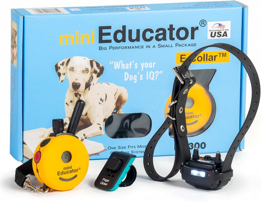 E-Collar ET-300 Mini  Dog Training Collar & Finger Clicker, Yellow
