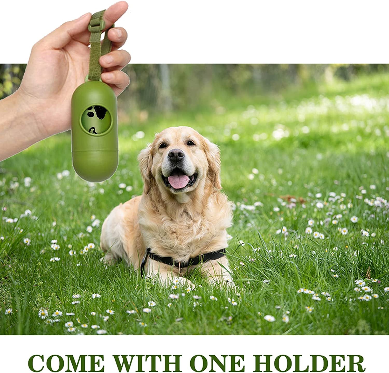 Dog Poop Bags Rolls with Dispenser Extra Thick Leak Proof 280Ct Scented