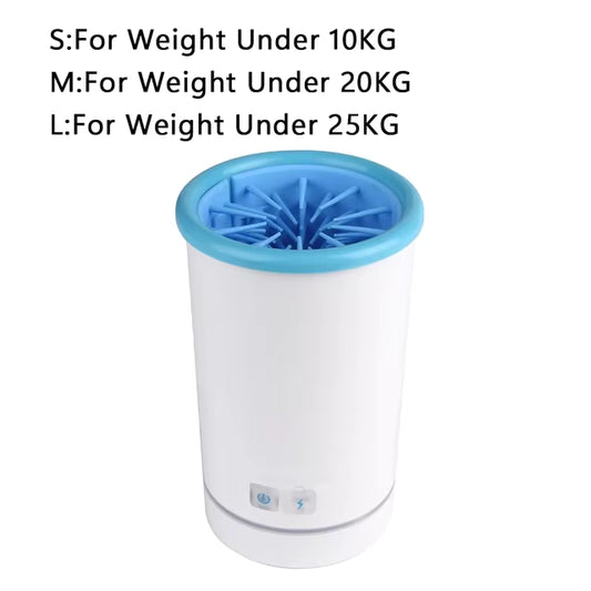 3.7V Automatic Paw Plunger Pet Washer Cleaner Soft Silicone Low Noise Foot Washing Cup Cats Dogs Quickly Wash USB Charging