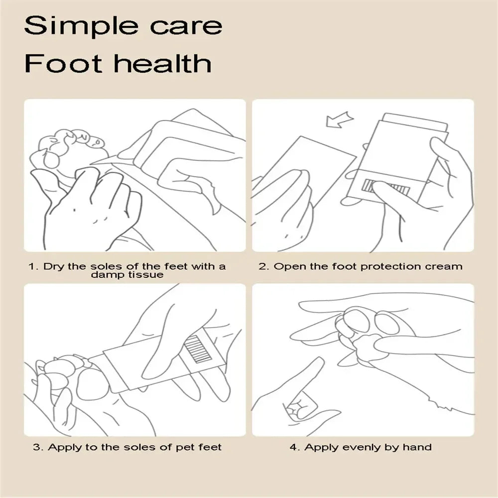 Paw Care Balm for Dogs – Moisturizing Foot Pad Protection Against Cracks
