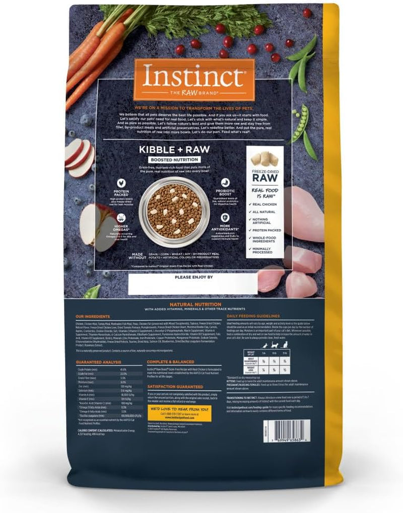 Rawboost, Dry Cat Food + Freeze Dried, Real Chicken, 10 Lb Bag