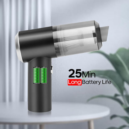Mini Cordless Handheld Vacuum for Car, Keyboard, Laptop, Home, Black